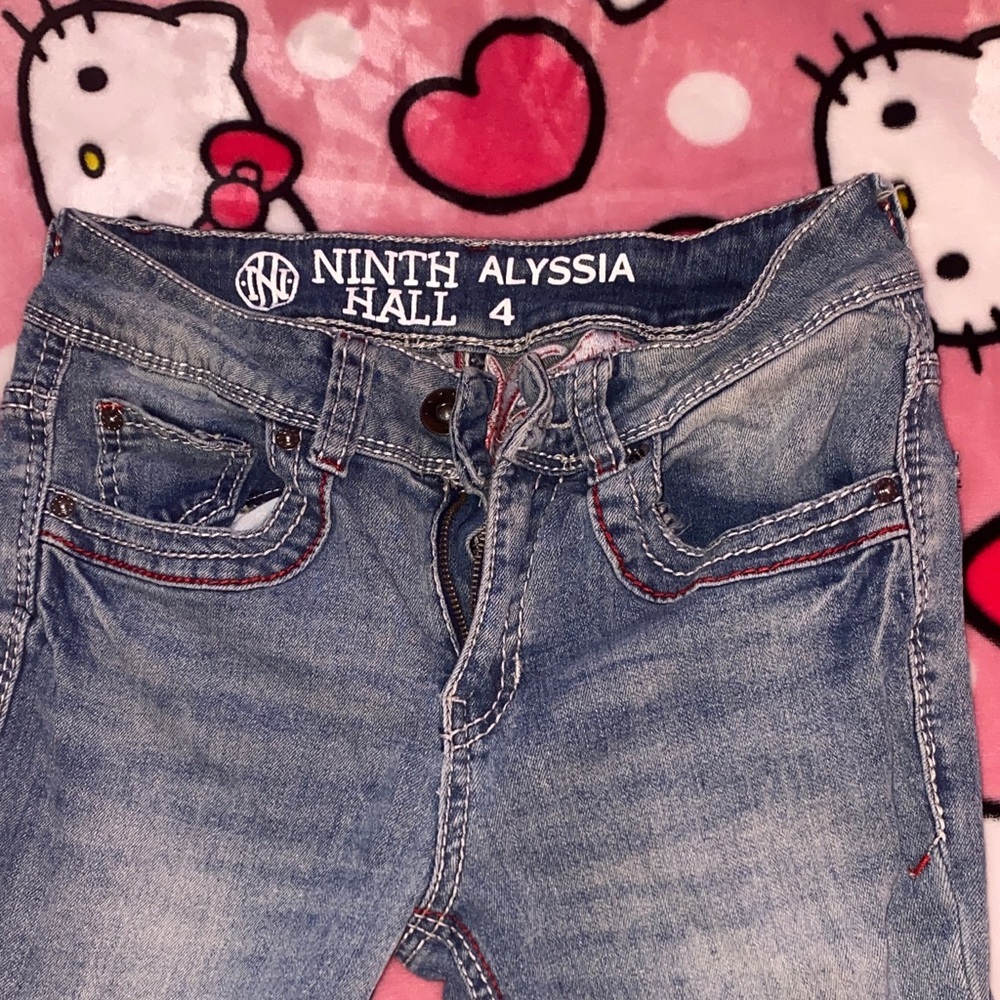 Ninth Hall Women's Blue Flare Jeans